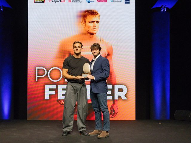 Pol Ferrer rep un premi en la 43a edició del Trofeu Campions amb Valors